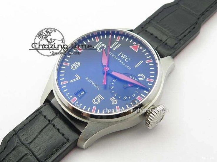 MIROTIME 0509 RelaxedFit Big Pilot Real PR IW500435 “Muhammad Ali” ZF Best Edition On Black Leather Strap A 7295